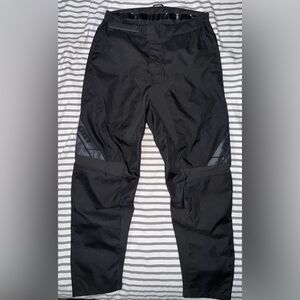 BILT Velocity Men/Boys Black Motorcycle Pants; Size 32; Street Bike Riding Gear